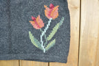 Vintage 1990s Talbots Petites 100% Wool Knit Quarter Button Cardigan Sweater