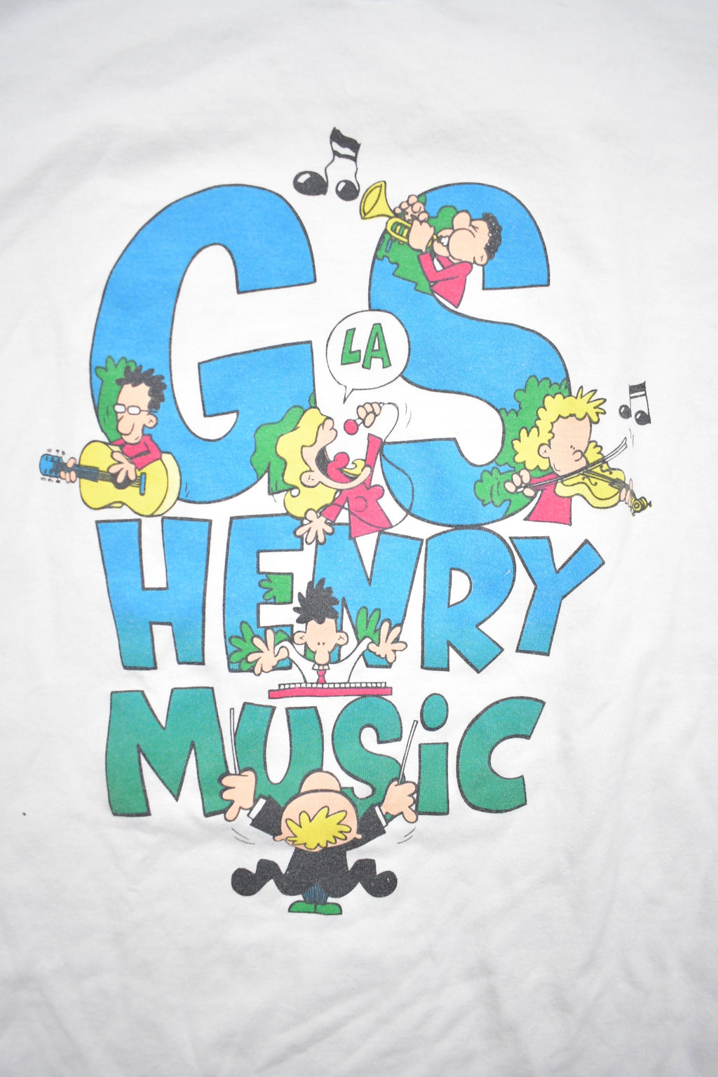 Vintage 1990s GS Henry Music School Souvenir T Shirt