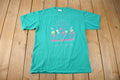 Vintage 1990s Arizona Flower Theme Souvenir Travel T Shirt Made In USA
