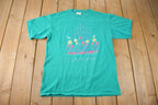 Vintage 1990s Arizona Flower Theme Souvenir Travel T Shirt Made In USA