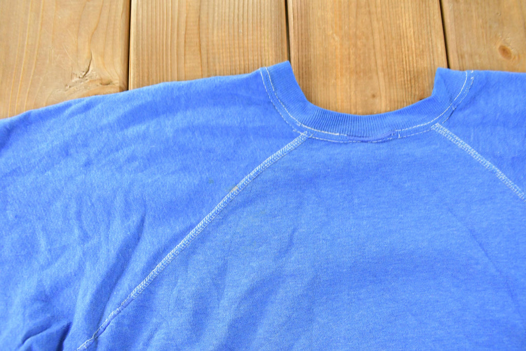 Vintage 1980s Blank Boxy Short Sleeve Crewneck Sweatshirt Men's XS