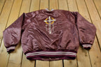 Vintage 1990s Hartwell Religious Satin Bomber Jacket
