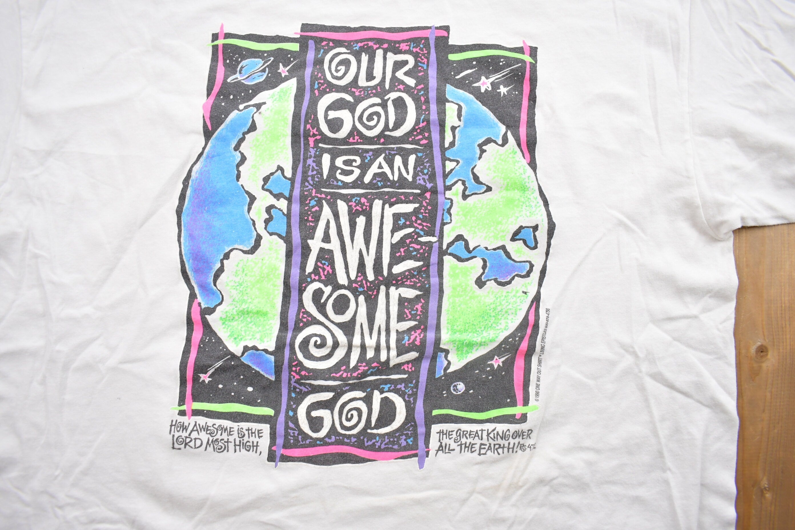 Vintage 1990 Living Epistles Graphic T Shirt