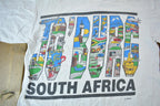 Vintage 1990s Jo' Burg South Africa Graphic Souvenir Travel T-Shirt
