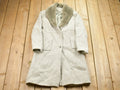 Vintage 1990s Wool Full Length Fur Jacket