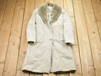 Vintage 1990s Wool Full Length Fur Jacket