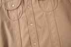 Vintage 1970s Levi's Panatela Tops Western Style Pearl Snap Button Up Shirt Made in USA Size L