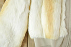Vintage 1970s Cropped Rabbit Fur Coat Made In USA