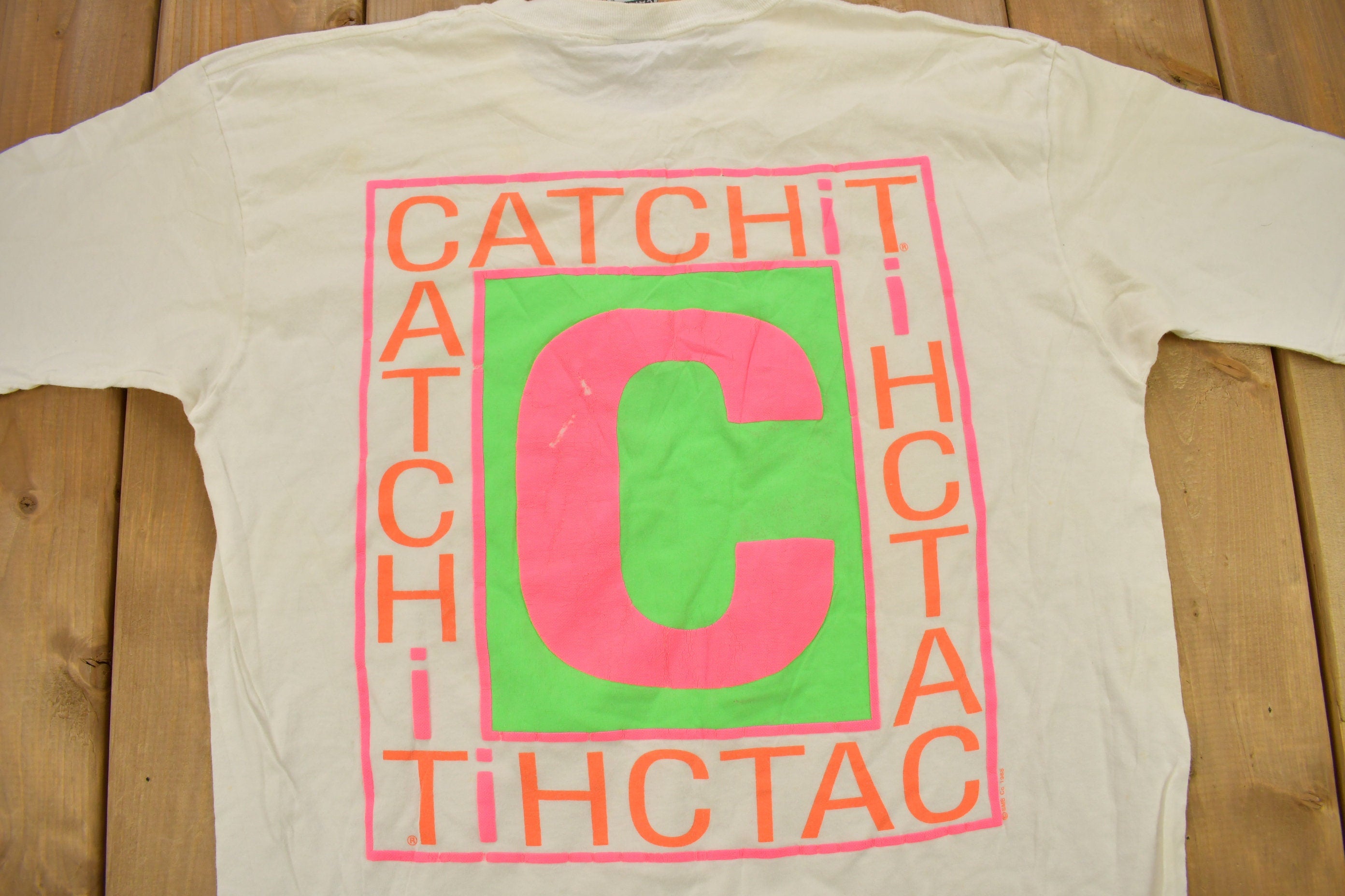 Vintage 1990s Catch It Graphic T Shirt