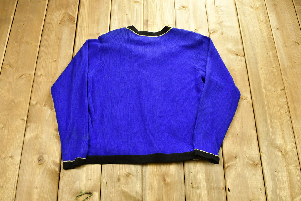 Vintage 90's Norton Studio Knitted Cardigan Sweater