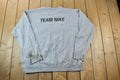 Vintage 1990s Team Nike Embroidered Mini Swoosh Crewneck Sweatshirt