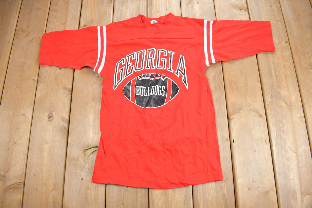 Vintage 1970s University of Georgia Bulldogs Collegiate Jersey Shirt