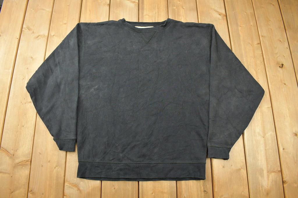 Vintage 1990s AI EAD Blank Black Crewneck Sweatshirt