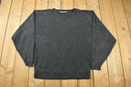 Vintage 1990s AI EAD Blank Black Crewneck Sweatshirt
