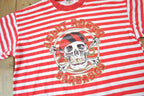 Vintage 1990s Jolly Roger Barbados Striped Souvenir Travel T-Shirt