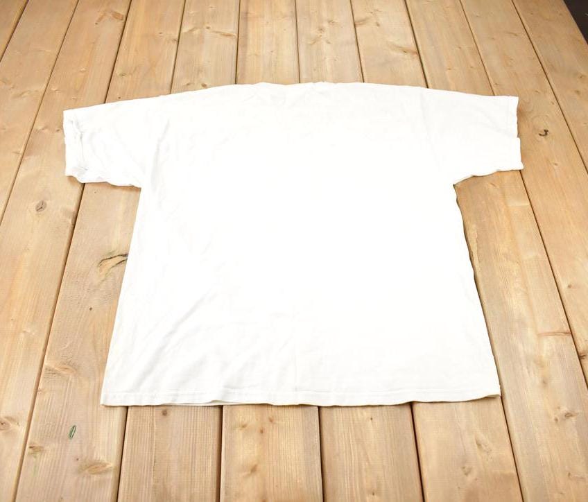 Vintage 1990s Indian Summer Flight Running Deer Graphic T-Shirt Made In USA