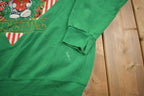 Vintage 1990s Cute Grandma Style Crewneck Sweater Made In USA