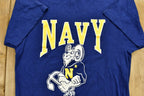 Vintage 1980s NAVY Graphic T-Shirt