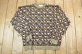 Vintage 1990s Crossings Abstract Pattern Knit Crewneck Sweater