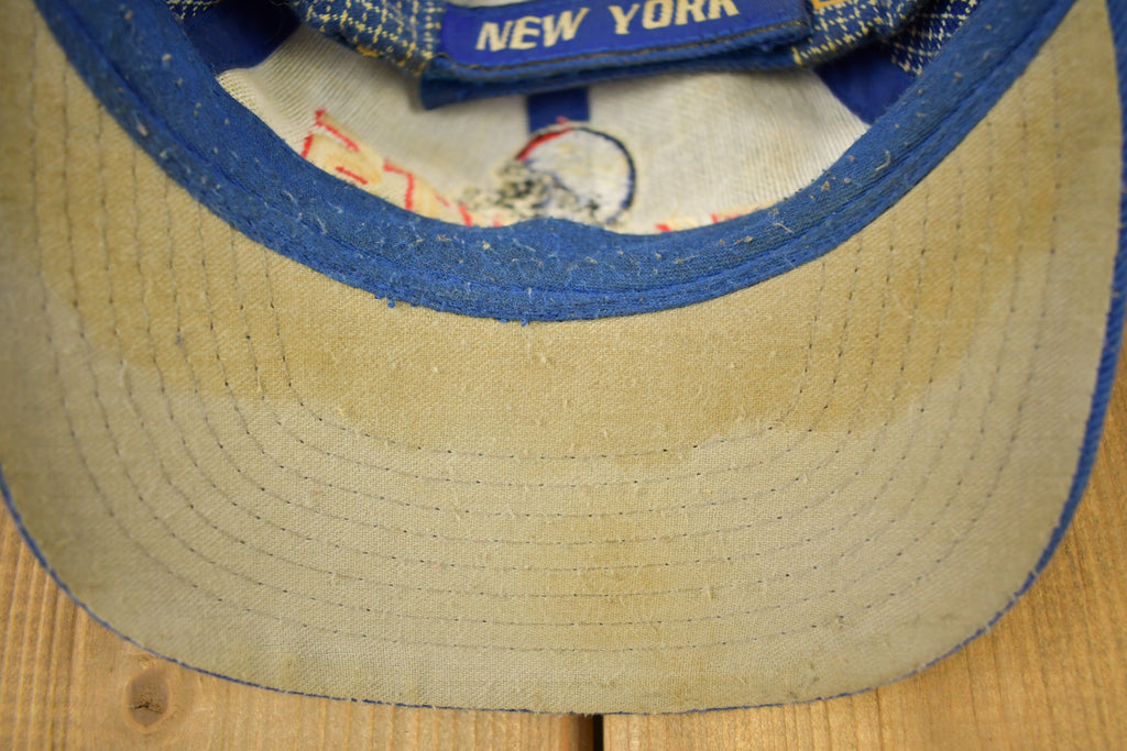 Vintage 1990s New York Giants NFLLogo Athletic Strap Back Hat