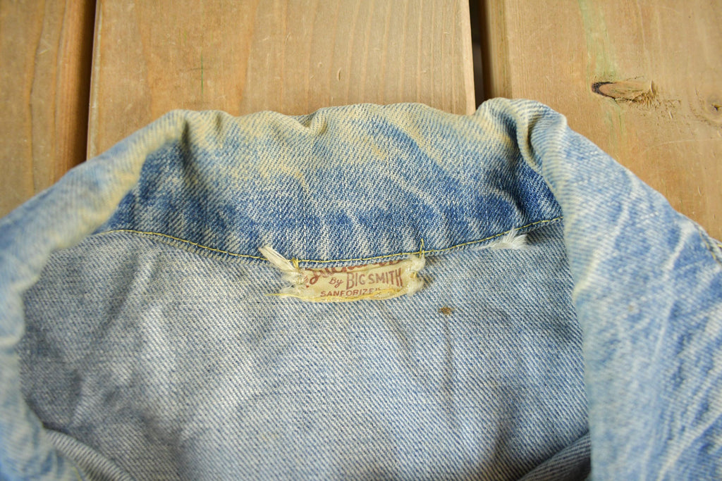 Vintage 1950s Buckaroo Big Smith Denim Jean Jacket Men's Medium