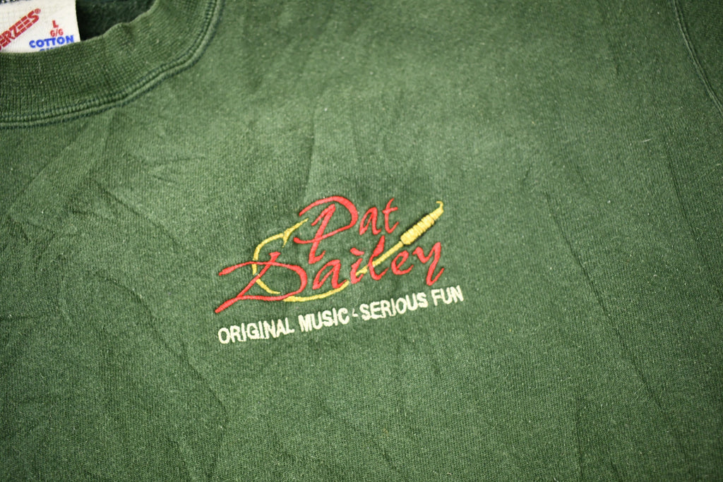 Vintage 1990s Pat Bailey Original Music Serious Fun Crewneck Sweatshirt