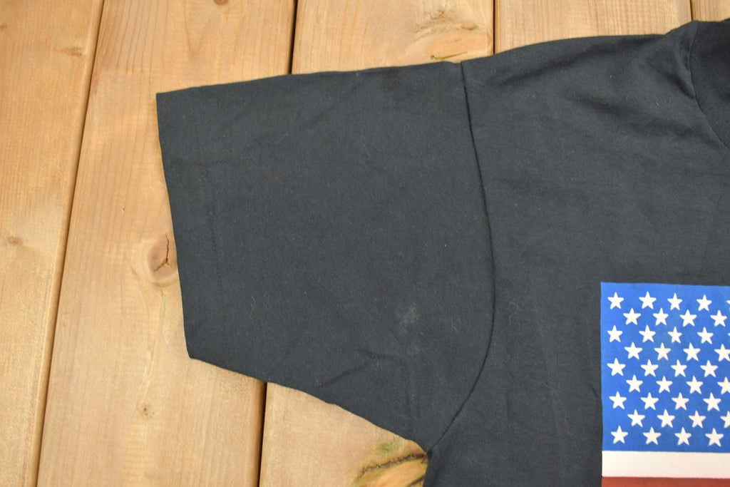 Vintage 1990s "Cant Torch This" Patriot Graphic T-Shirt