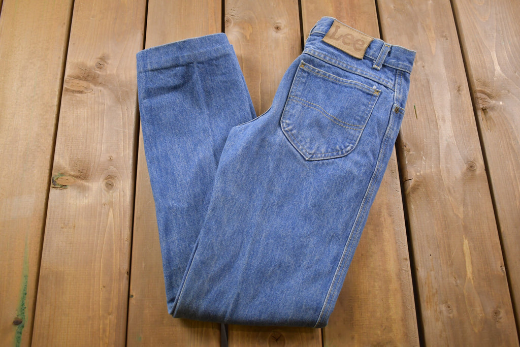 Vintage 1990's Lee Light Wash Denim Jeans 27 x 26 / Made in USA / Streetwear Fashion / Basic Blue Jeans / Vintage Pants