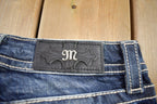 Vintage Y2K Miss Me Bedazzled Low Rise Jeans Size 26x31