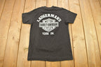 Vintage 1982 Laugerman's Harley Davidson York PA Bald Eagle Graphic T-Shirt