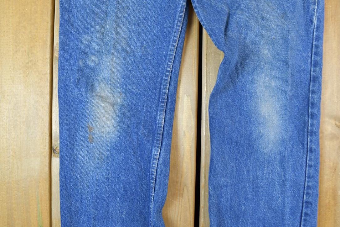 Vintage 1990s Levi Strauss Orange Tab Denim Jeans Size 34 x 32