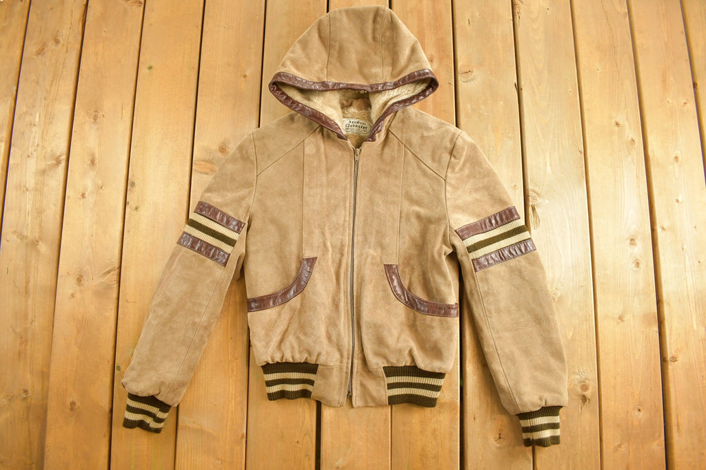 Vintage 1980s Jonathan Christopher Fur Lined Suede Jacket