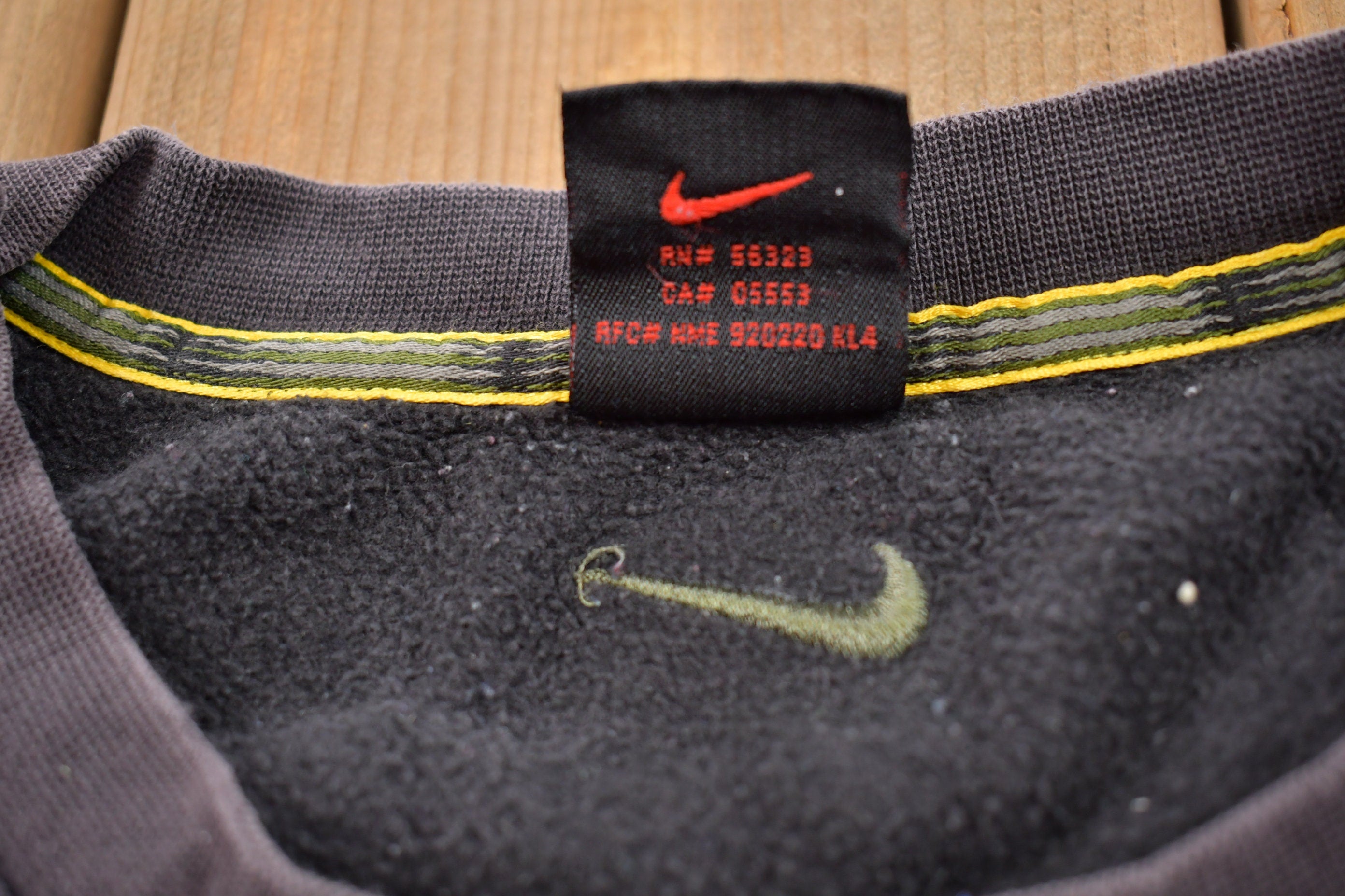 Vintage 1990s Nike Embroidered Mini Swoosh Crewneck Sweatshirt