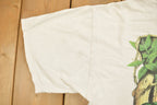 Vintage 1997 Budweiser King Of Beers Lizard Graphic T-Shirt
