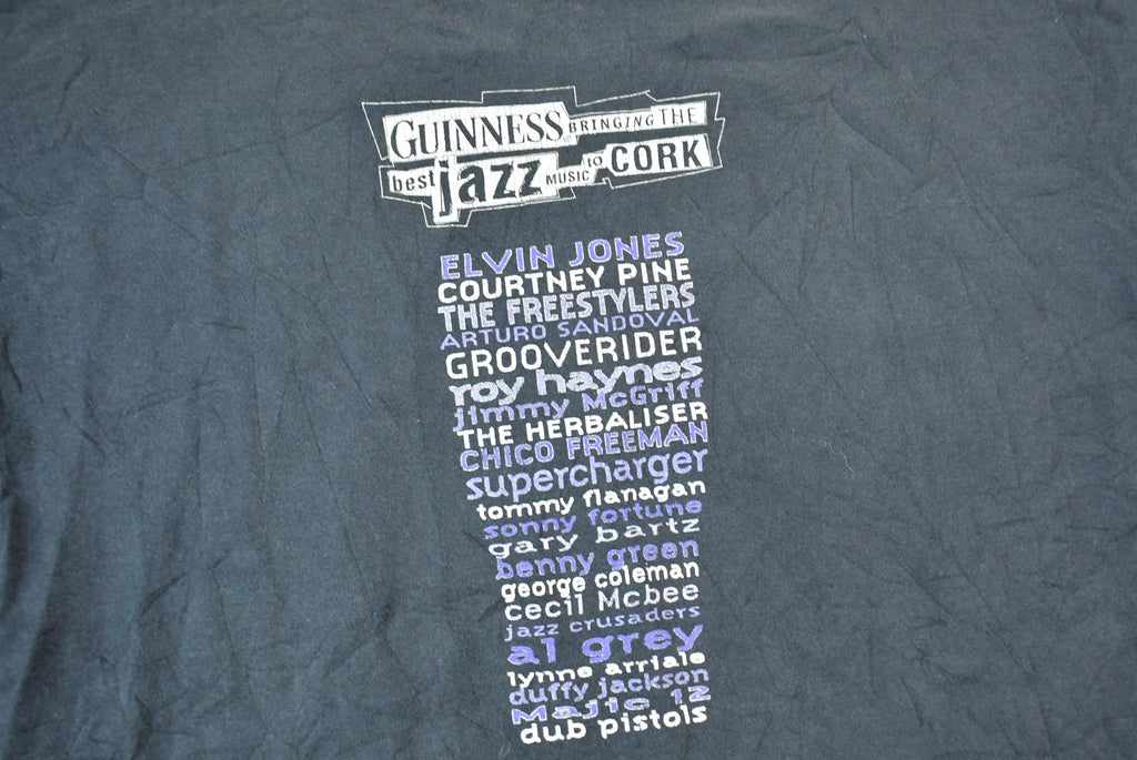 Vintage 1990s Jazz Festival Single Stitch Graphic T-Shirt Size XL