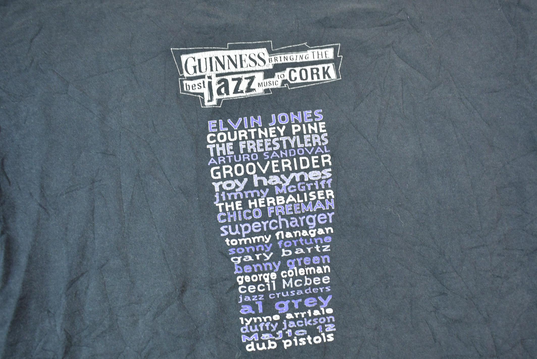 Vintage 1990s Jazz Festival Single Stitch Graphic T-Shirt Size XL