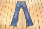 Vintage Deadstock Y2K Miss Me Bedazzled Low Rise Jeans Women's Size 26x31