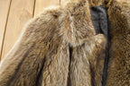 Vintage 1970s Full Length Raccoon Fur Coat Made In USA