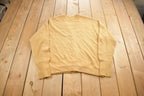 Vintage 1970s IZod Knit Embroidered Cardigan Sweater Made In USA