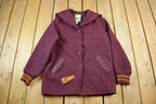 Vintage 1980s Collegiate Wool Varsity Jacket