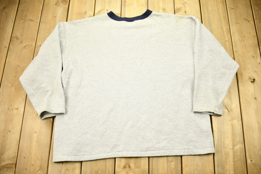 Vintage 1990s Tommy Hilfiger Big Flag Crewneck Sweatshirt Made In USA