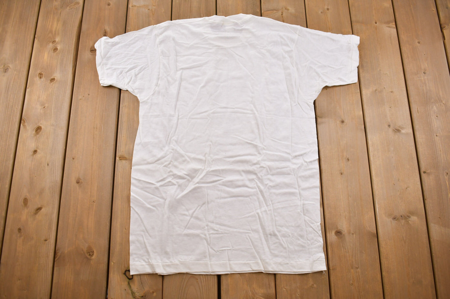 Fruit Of The Loom Deadstock Vintage 1980s Blank White T-Shirt / Single Stitch / Streetwear / Single Stitch / Made In Canada / Vintage Blanks