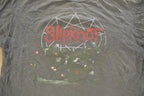 Vintage Y2K Thrashed Slipknot All Over Print Band Tee Men's XL