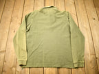 Vintage 1990s Lacoste Embroidered Quarter Button Up Shirt