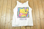 Vintage 1990s Disney Pooh Bear Cartoon Promo Tank Top Mens L