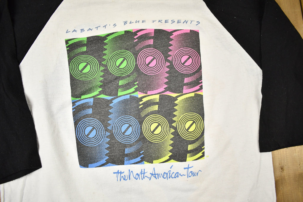 Vintage 1989 The Rolling Stones North American Tour Raglan Band T-shirt