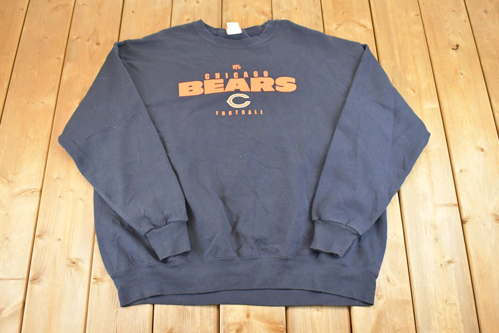 Vintage Y2K Reebok Chicago Bears Crewneck Sweatshirt Men's XXL / 90s NFL Football / Sportswear / Gridiron / Super Bowl