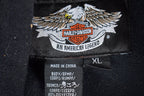 Vintage 1990s Harley Davidson Fleece Zip Up Sweater