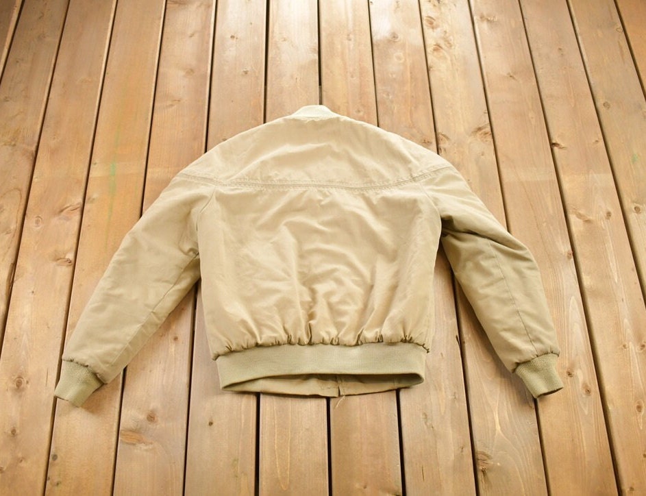 Vintage 1970s Satin Bomber Jacket