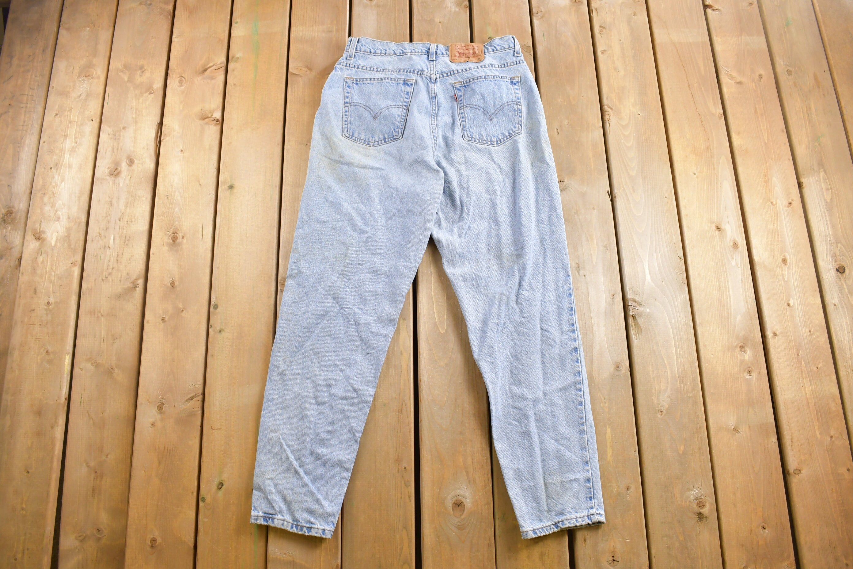 Vintage 1990s Levi's 521 Red Tab Denim Jeans Size 32 x 29.5